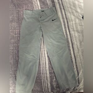 Nike Vapor Pro Slim Fit ‘Slate Grey’ Baseball Pants Boys Size XS